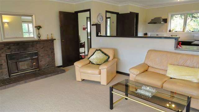 Lounge with built in fire box, or second meeting room