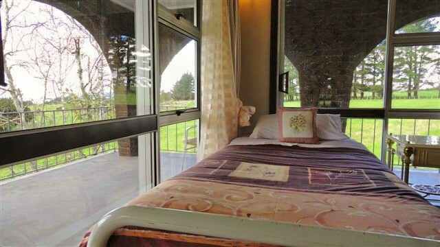 The Master room on the upper floor sleeps 2 - 3 guests in single beds